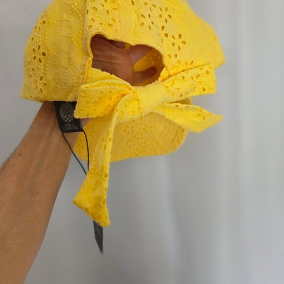 NWT - Vince Camuto Yellow Hat - Picture 3 of 7